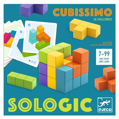 Wooden figure-making kit Djeco Cubissimo