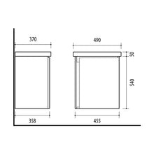 SPINTELĖ PAKAB SU PRAUS WTU-50WH-PM BALT