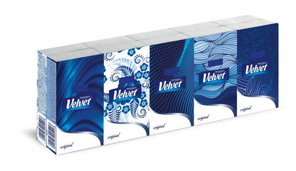 Chusteczki higieniczne Velvet, 4-warstwowe, 10 szt.