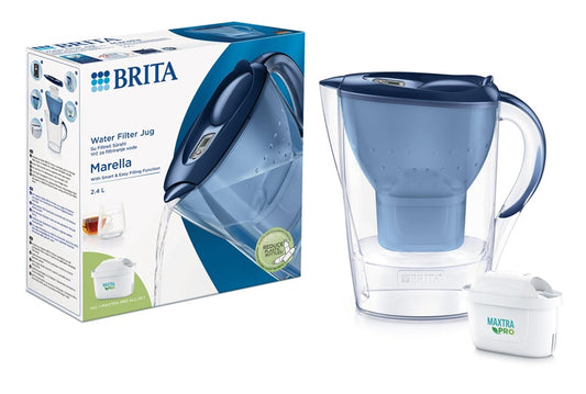 Water filter jug Brita MARELLA, 2.4 l, blue