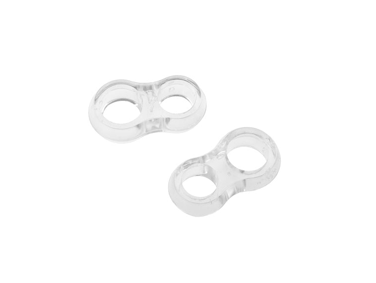 Cabinet door protector, plastic, transparent