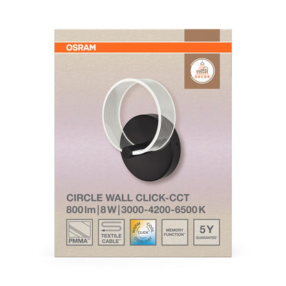 Oprawa ścienna Osram, LED, 8W, 3000-6500K, 370lm.