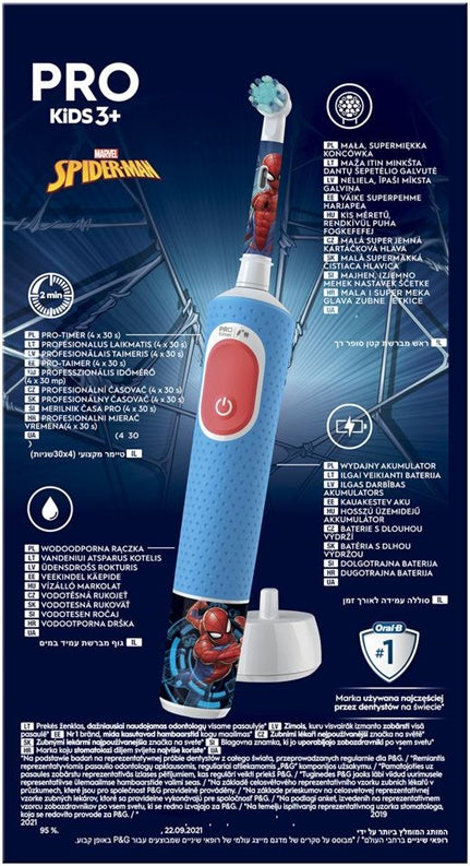 Electric toothbrush Braun D103.413.2K Vitality PRO Kids