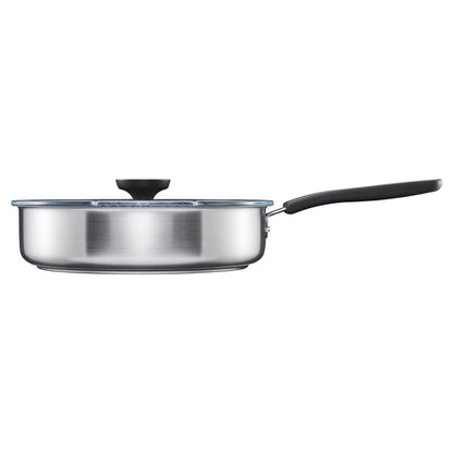Fiskars 1072314 Frying pan with lid, 26 cm