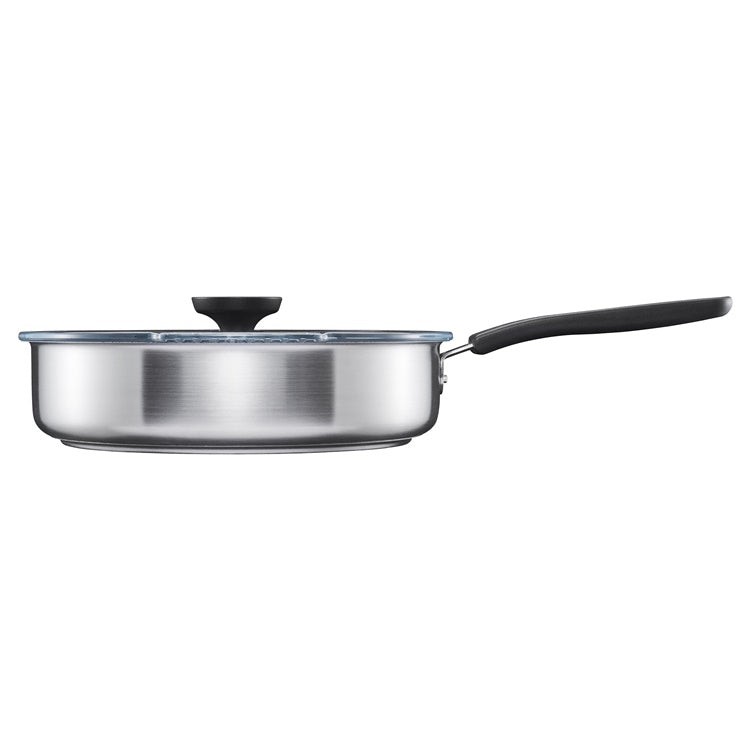 Fiskars 1072314 Frying pan with lid, 26 cm