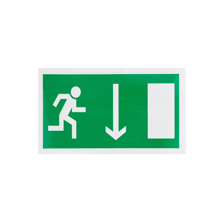 Sticker exit to the left 100x180mm