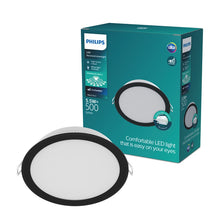 Šviestuvas įleidžiamas Philips LED, 5.5W, 3000K, Ø9, juodas