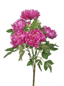 Dirbtinių bijūnų puokštė, 50cm