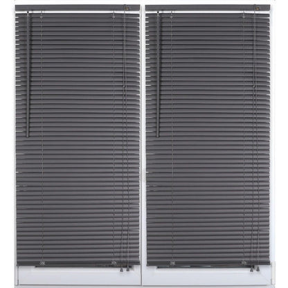 Blinds Luance VENETIAN, dark grey, 600 mm x 1300 mm