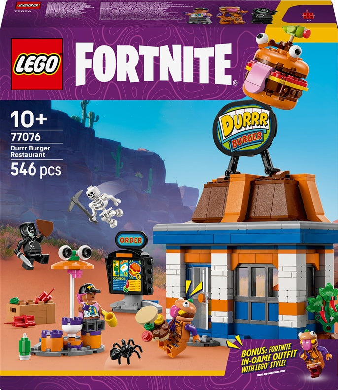 LEGO® Fortnite Durrr Burger Restaurant 77076 Building Toy