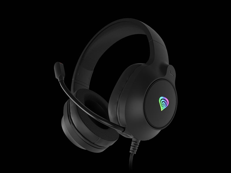 HEADPHONES GAMING GENESIS NEON 213 RGB BLACK