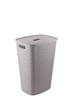 Laundry basket Curver Softex, 56 l, grey, 42 cm x 31.6 cm