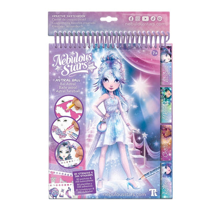 RINKINYS KŪRYBINIS FASHION SKETCHBOOK-ASTRAL BAL