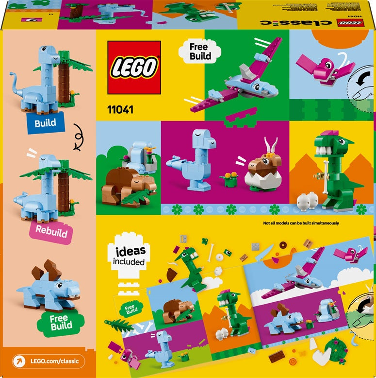 LEGO® Classic Kreatywne Dinozaury 11041, 450 elementów