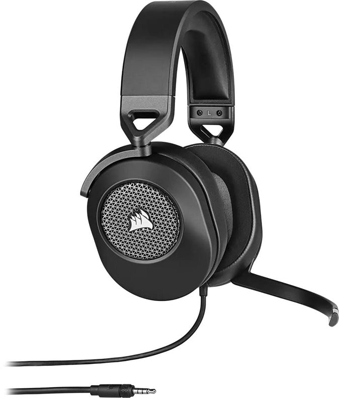 Žaidimų ausinės Corsair HS65 SURROUND juodos