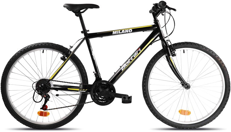 BICYCL MTN MILANO.26 77234 BLCK/YLW