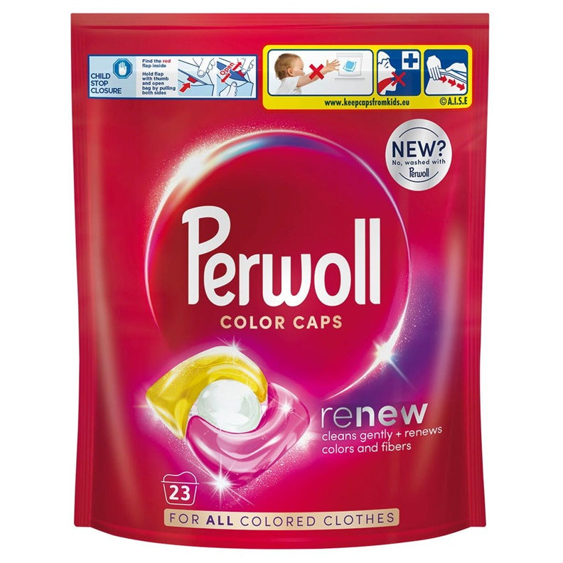 Skalbimo kapsulės Perwoll Color, 23 vnt.