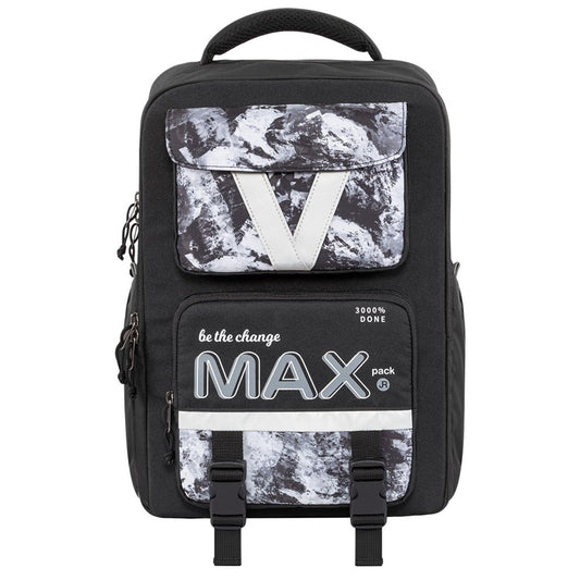 School backpack TMPJ-003A, black, 30x20x40 cm