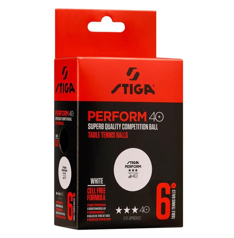 Stiga Table Tennis Ball, 40mm, 6 pcs.