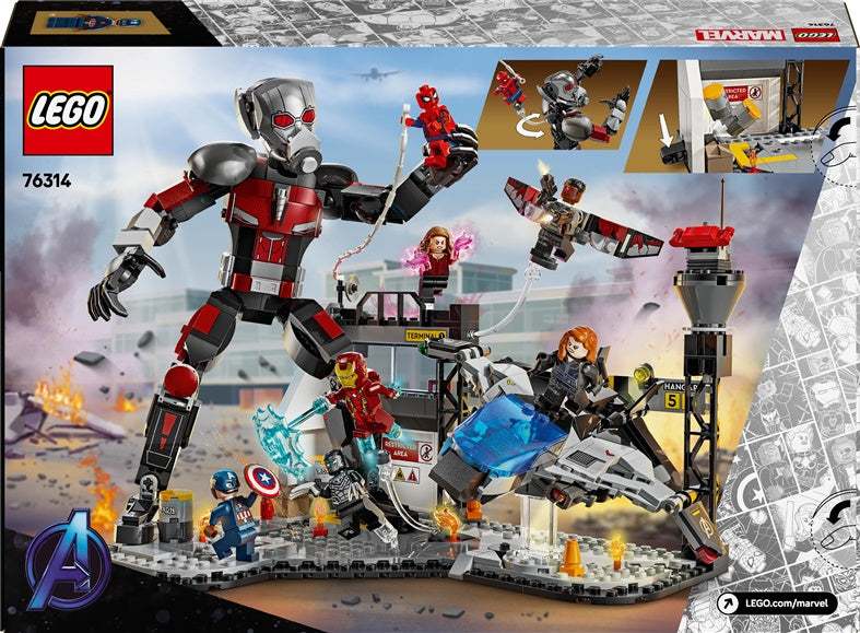 WITH LEGO CAPTAIN AMERICA CIVIL WAR 76314