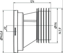 КОЛЕНО ДЛЯ УНИТАЗА W0220VDEU 20 СМ