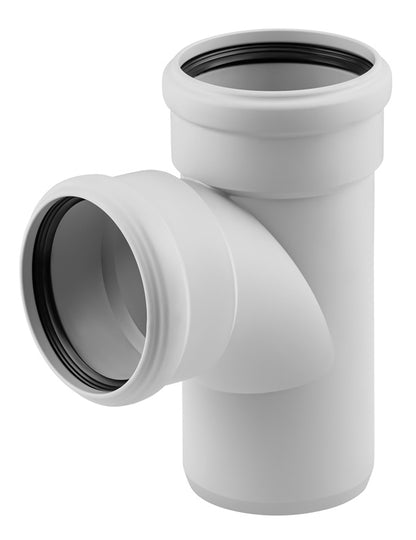 Skolan internal sewerage tee, 58 mm x 58 mm, 87 °