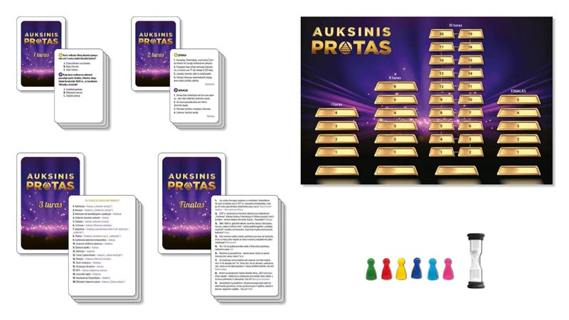 GAME BOARD AUKSINIS PROT DIDYSIS ZAIDIM