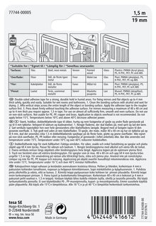 Double-sided adhesive tape Tesa tesa, white