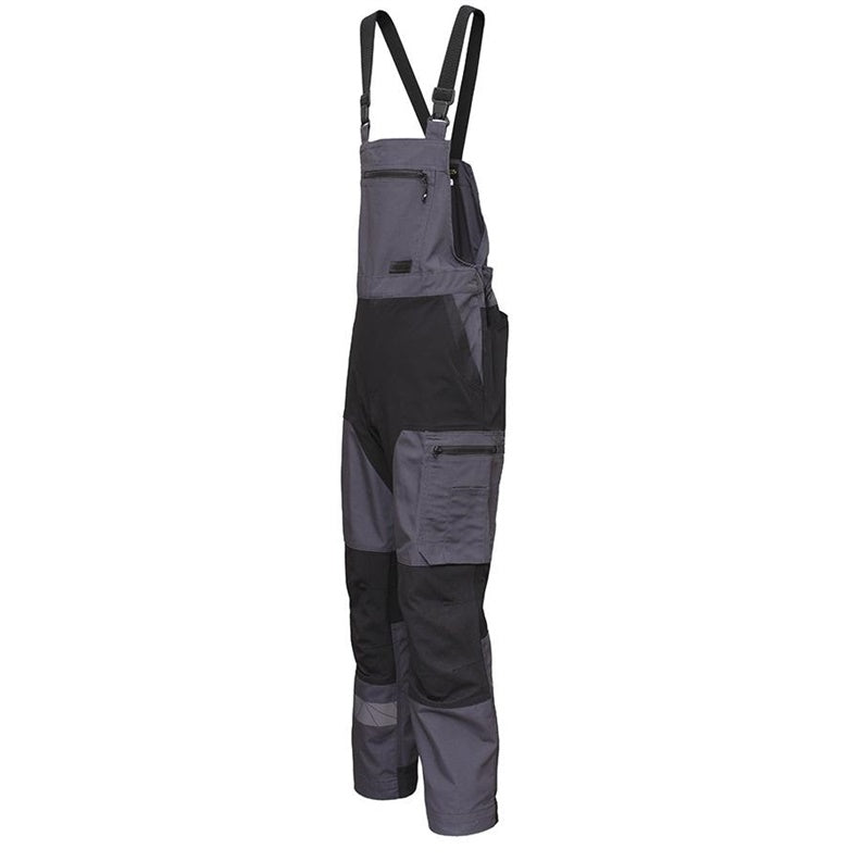 BoSafety Cirius Work Bib and Brace Overalls, black/grey, size 48