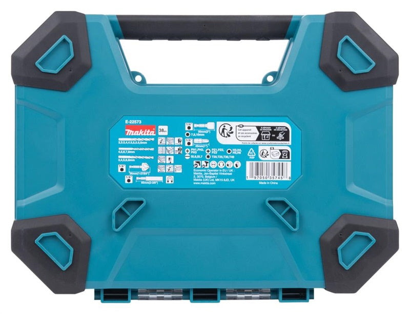 Zestaw bitów i wierteł Makita 38 sztuk E-22573