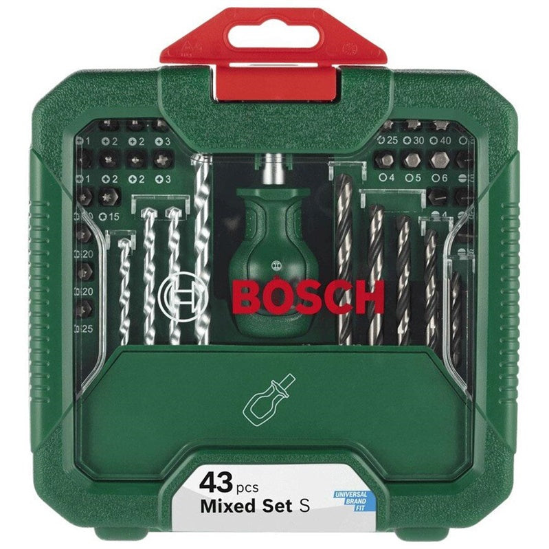Antgalių ir grąžtų rinkinys Bosch, 43 vnt.
