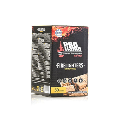 Uždegiklis Pro Flame Expert Firelighters, 50 vnt.