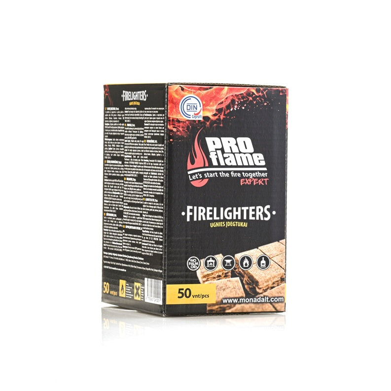 Uždegiklis Pro Flame Expert Firelighters, 50 vnt.