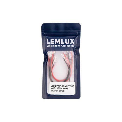 SUJUNGIMAS LEMLUX LED JUOSTOS 15CM LAIDU 10MM 5VNT