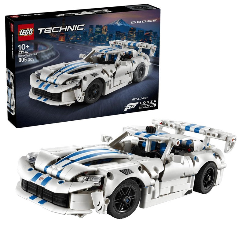Konstruktorius LEGO® Technic Dodge Viper GTS-R“ 42234, 805