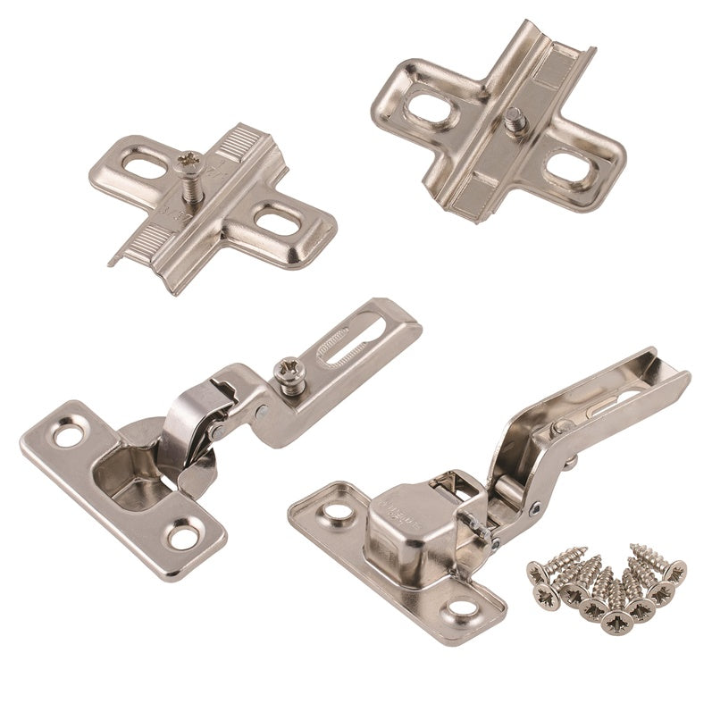 Furniture hinge Suki, 2.6 cm, 95°, nickel, 2 pcs.
