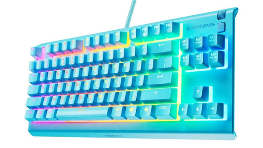 KLAWIATURA STEELSERIES APEX 3 TKL AQUA