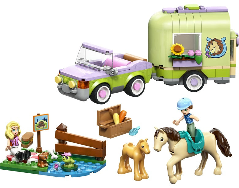 LEGO® Friends Horse Trailer 42695 building set, 279 pieces.