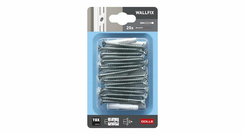 Винт Dolle WallFix, 50 мм x 2 мм, 20 шт.