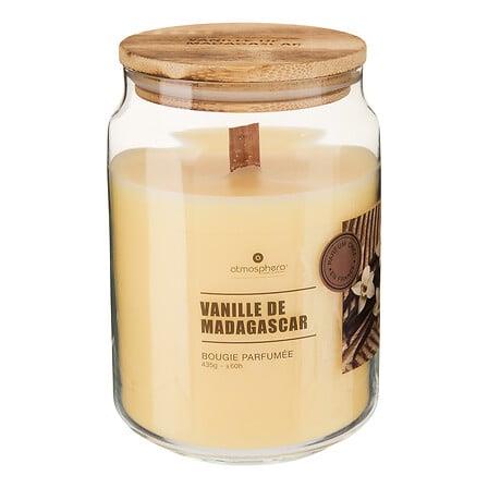 Candle, scented Atmosphera Vicky Vanilla, 60 h, 435 g