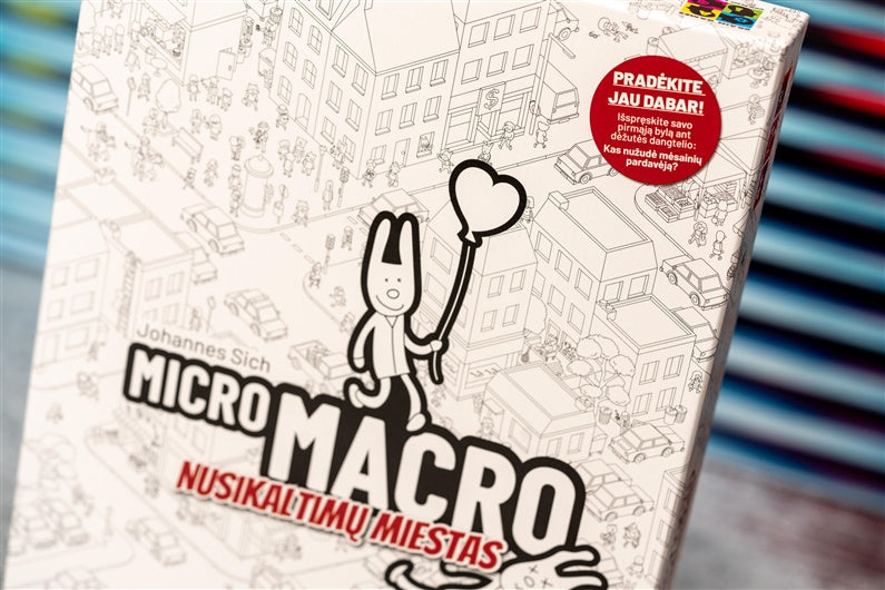 Board game MicroMacro: Crime City, LT