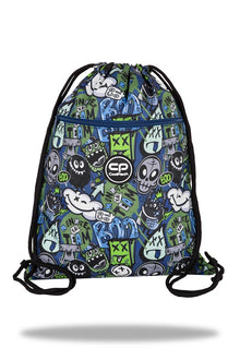 Torba sportowa COOLPACK MONSTER TEAM, czarna/różne kolory