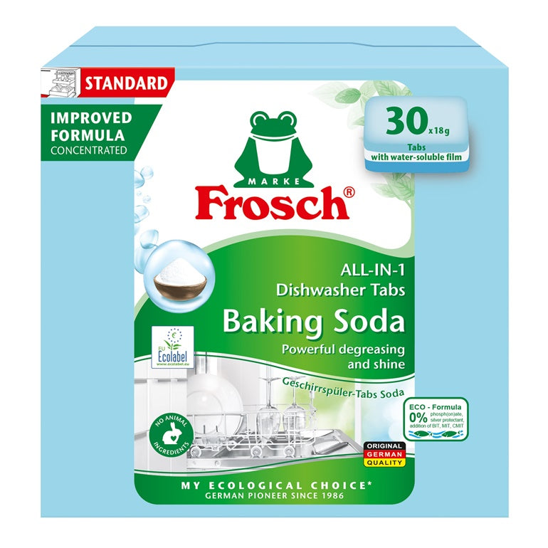 DISHWASHER TABLETS FROSCH WITH SODA 540G