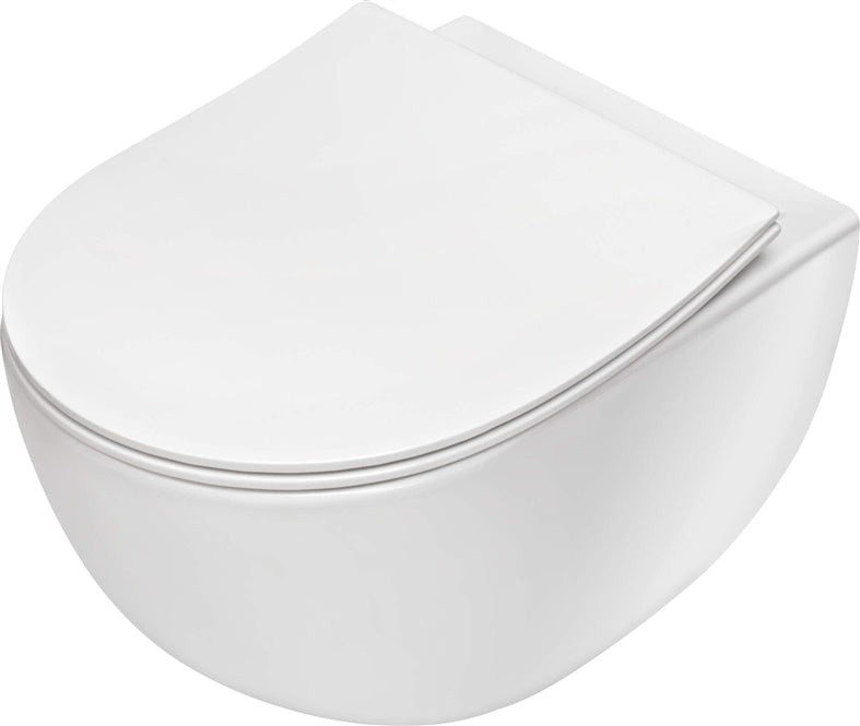 Wall-hung toilet Deante Peonia, with seat, 51x36