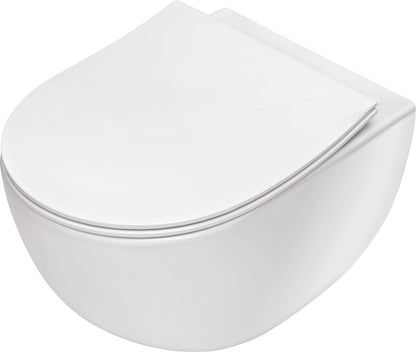 Wall-hung toilet Deante Peonia, with seat, 51x36