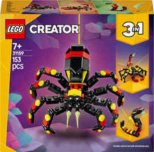 LEGO® Creator 3in1 Wild Animals: Surprising Spider, 153 vnt.