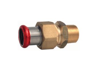Presuojama jungtis Assotherm trigubas, MF, 1/2, Ø15 mm