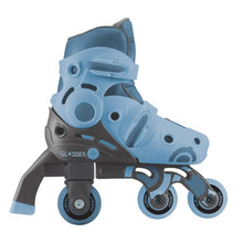 Rolki Globber Learning Skates 2w1, niebieskie, 30-33