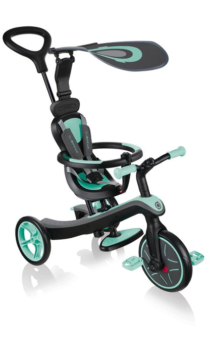 Rowerek Globber Explorer 4 w 1, zielony