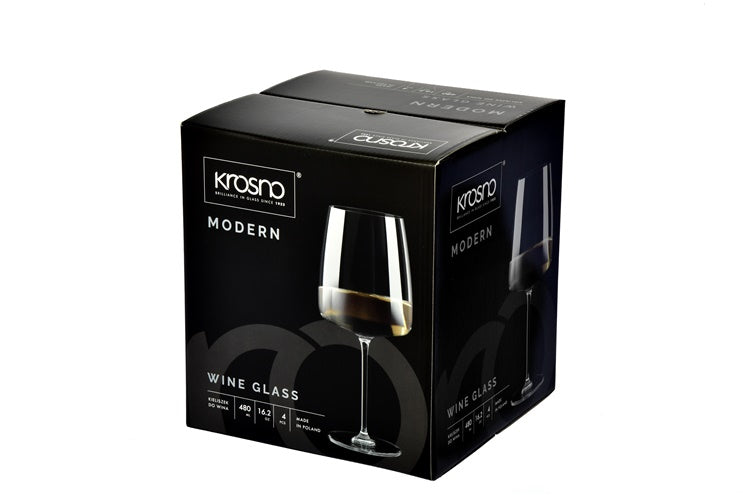 Wine glass set Modern, glass, 0.650 l, 4 pcs.